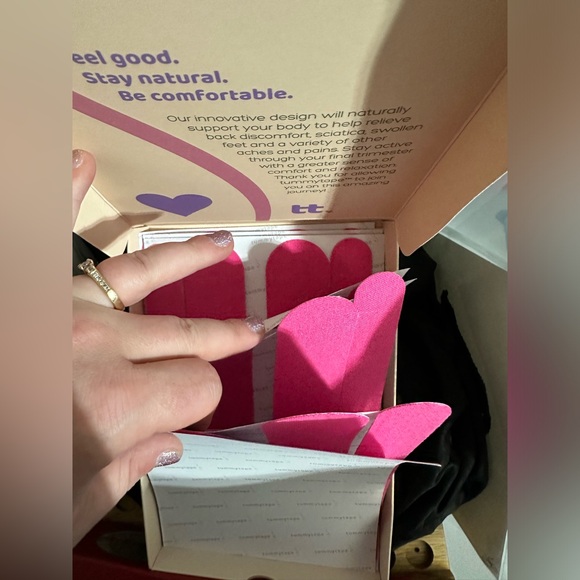 Tummy tape kinesiology maternity belly support k tape physio massage - Picture 5 of 6